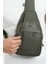 Haki Lüks Ayarlanabilir Çapraz Askılı Omuz Çantası Çapraz Çanta 3