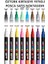 16'lı Renkli Marker Kalem Seti 1.8-2.5 mm Uç Kalınlığı ile Hobi ve Sanat İçin 2