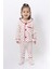 Mini Kalp Baskılı Kız Bebek Pjama Takım 1