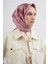 Geometrik Desenli Saf Ipek Twill Eşarp 9413D 06 3