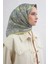 Etnik Desen Saf Ipek Twill Eşarp 9421D 83 2