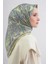 Etnik Desen Saf Ipek Twill Eşarp 9421D 83 3