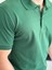Erkek Slim Fit Pamuklu Polo Yaka Tshirt Yeşil ECA017 3