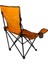 0316 Katlanır Kamp Sandalyesi - Turuncu 5