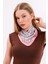 Pembe Zincir Model Fular Estascarf 48 x 48 cm 3