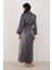 Sedefli Abaya Siyah 3