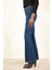 Koyu Mavi Full Likra Toparlayan Flare Jean 7578 2