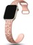 Apple Watch 10 42MM – 6 7 8 9 10 Se Uyumlu 38-40-41MM Leopar Desenli 2'li Silikon Kordon Seti 3