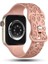 Apple Watch 10 42MM – 6 7 8 9 10 Se Uyumlu 38-40-41MM Leopar Desenli 2'li Silikon Kordon Seti 5