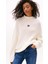 Kadın Yarım Balıkçı Yaka Pamuklu Triko Kazak – Ekru 1