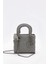 Gri Mini Zincir Aksesuarlı El Çantası 1