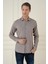 Slim Fit Dokulu %100 Pamuk Toprak Gömlek G 1584 3