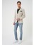 Comfort Fit Çift Yırtmaç Fleto Cep Esnek Pamuk Casual Kum Ceket C 675 2