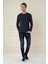 Ts 887 Slim Fit Lacivert T-Shirt 1