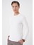 Ts 887 Slim Fit Beyaz T-Shirt 4