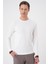 Ts 887 Slim Fit Beyaz T-Shirt 5