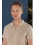 Ts 871 Slim Fit Bej Spor T-Shirt 5