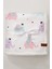 Fluffy Ultra Yumuşak Mikro Polar Unisex Bebek Battaniyesi, Hayvan Desenli, Beyaz, 80x100 cm 3