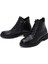 Kadın Siyah Fermuarlı Casual Deri Bot 25WFD410818 3