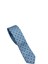Mavi Siyah Desenli Slim Kravat 2