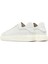 Erkek Beyaz Bağcıklı Kalın Tabanlı Deri Sneaker 25WFD632318 5