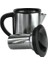 Crown CRW-2201 1800W 1.8 - 0.8 Litre Çelik Hazneli Çaycı Mutfak Kettle Demlikli ve Süzgeçli Inox 2