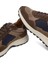Erkek Kahverengi Bağcıklı Deri Sneaker 25WFD707314 10