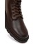 Erkek Kahverengi Bağcıklı Fermuarlı Deri Casual Bot 25WFD681114 9