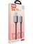 EC-199L 1.2m 3A USB To Lightning Hızlı Şarj Kablosu - Siyah 6