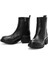 Kadın Siyah Fermuarlı Deri Bot 25WFD1514FT 3