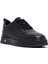 Erkek Siyah Bağcıklı Kalın Tabanlı Deri Sneaker 25WFD612318 6