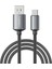 EC-199C 1.2m 3A USB To Type-C Hızlı Şarj Kablosu - Siyah 4
