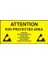 Antistatik Esd Koruma Alanı Tabelası 30X60CM Ingilizce IZ-TBL06 1