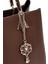 Kadın Kahverengi Uzun Askılı Klasik Kol Çantası 25WBD263518 10