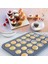 24 Bölmeli Metal Muffin Kek Kalıbı ve 100 Adet Cupcake Kağıdı Seti - Kek Kalıbı Seti 2