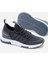 Unisex Koyu Gri Rahat Kalıp Şeritli Bağcıklı Spor Ayakkabı 4