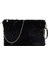 Kadın Siyah Zincir Askılı Peluş Portföy Çanta 25WBD2206PH 1
