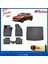 Fiat Egea Cross Hb 3D Havuzlu Paspas ve Bagaj Havuzu (Stepneli) 2024 Model Uyumlu 1