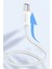 EC-190CC 2m 60W iPhone 15 Serisi ile Uyumlu Type-C To Type-C Pd Hızlı Şarj Kablosu - Beyaz 3