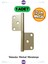 1 Adet 12cm Metal Çelik Kapı Menteşe Yönsüz 2mm Dayanıklı Panel Cerman Nikel Krom Gümüş 1