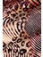 Mürdüm Zebra Leopar Desen Twill Ipek Eşarp 4