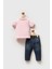 Kız Bebek Toz Pembe Pijama Takım 50322910-VR050 2