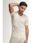 Erkek Krem Yün Kısa Kol Içlik 1