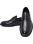 Erkek Siyah Deri Klasik Loafer 25WFD620918 10