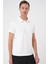 Comfort Fit Polo Yaka Esnek Pamuk Casuel Ekru Tişört Ts 886 3