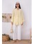 Pilise Detaylı Bluz Soft Sarı 4