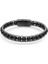 Mestore Oniks Doğaltaş ve Çelik Halat Örme Bileklik 31682B2DH1 3