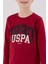 U.s. Polo Assn Uzun Kol Pijama Takım US2203-4 Bordo 3