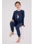 U.s. Polo Assn Uzun Kol Pijama Takım US2233-4 Koyu Indigo 2