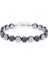 Mestore Zirkon Taşlı Ayarlanabilir Hematit Çelik Bileklik 31682B16D1 1